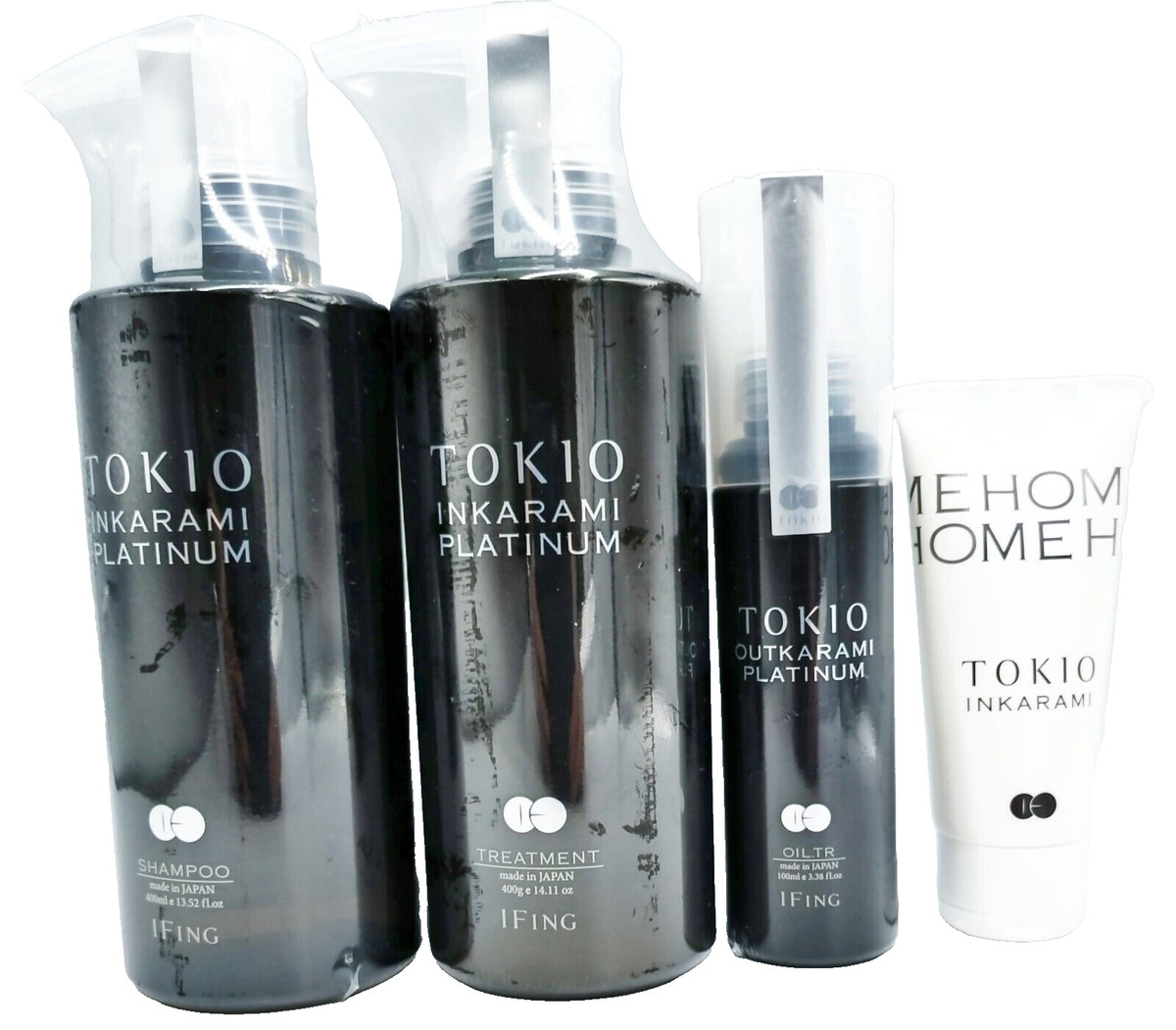 TOKIO IE Inkarami Platinum 400mL + 400g + Oil 100mL + Home 50g Set
