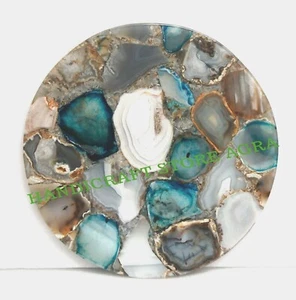 Natural Agate Table Top For Side Table, Corner Table, End Table, Coffee Table - Picture 1 of 7