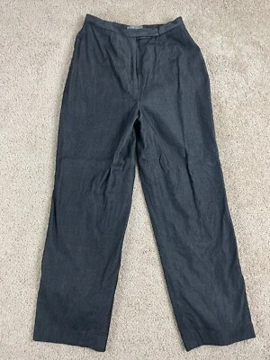 Kate Hill Dress Pants Womens 26x26 Regular Fit Straight Leg Flat Front Black - Image 1 of 4