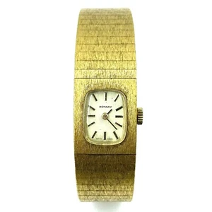 Rotary Gold Plated Wristwatch - Runs Needs Service - 1970s - Picture 1 of 7
