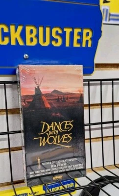 📼  1 Sealed Dances with Wolves Kevin Costner Movie VHS Video Tape #2 🍿 - Image 1 of 3