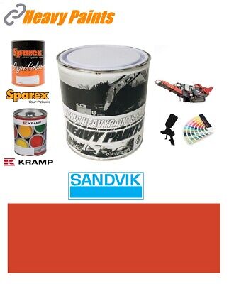 Sandvik Crusher Red Paint High Endurance Enamel Paint 1 Litre Tin • 35£