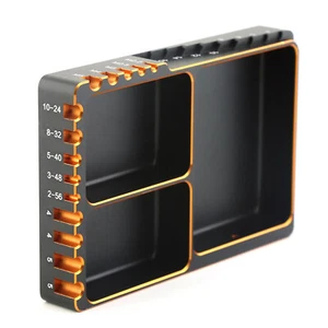 CNC Aluminium Screw Tray Nut Gasket Storage Holder Tool for RC Car Boat Airplane - Picture 1 of 9