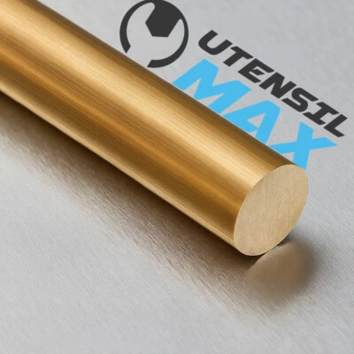 PROFILI IN OTTONE TONDO PIENO - LUNGHEZZA 1 METRO - Ø DA 15,0 MM. A 35,0 MM. - Immagine 1 di 4