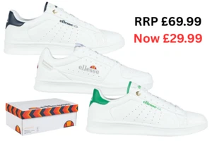 ellesse Nole Cupsole Mens Trainers  RRP £69.99  UK 7 - 12  Memory Foam - Picture 1 of 11