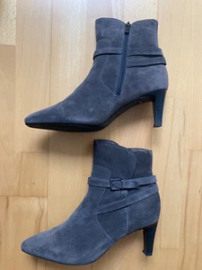 PETER KAISER Stiefeletten Gr. 37,5 grau schlamm Leder Wildleder - Bild 1 von 7
