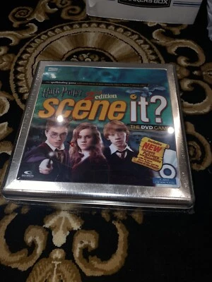 HARRY POTTER Scene it? 2nd Edition The DVD Game EUC 100% COMPLETE METAL BIN - Image 1 of 2