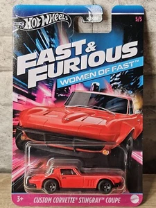 Hot Wheels Custom Corvette Stingray Coupe, 2024, WOMEN OF FAST & FURIOUS, NEU  - Bild 1 von 13