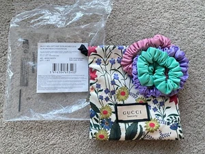 New Gucci Beauty Hair Tie Hair Scrunchies Hair ChouChous Accessories Set of 3 - Bild 1 von 8
