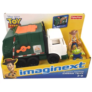 NUEVO Camión de basura de saneamiento del condado de Toy Story Disney Fisher Price Imaginext LEER - Imagen 1 de 9