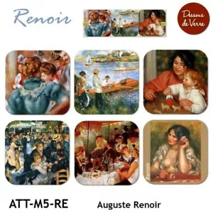 DESSOUS DE VERRE AUGUSTE RENOIR COASTERS UNTERSETZER POSAVASOS SOTTO BICCHIERE - Picture 1 of 1