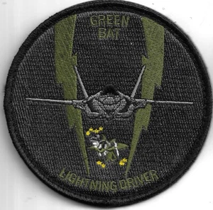 USAF PATCH 422 TEST & EVAL SQ F-35 GREEN BAT F-35 US AIR FORCE SQUADRON PATCH - Bild 1 von 1