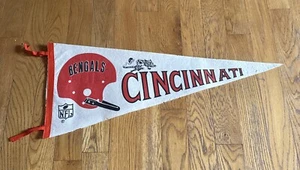 Cincinnati Bengals Authentic Vintage 1967 Full Size Felt Wall Pennant - Picture 1 of 4