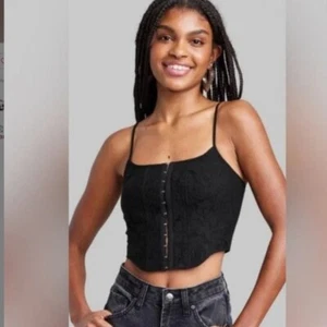 Women's Lace Black Corset Top Wild Fable Small - Picture 1 of 6