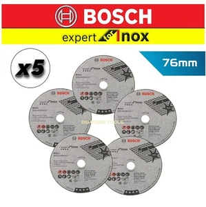 Bosch Expert per set dischi da taglio acciaio inox x5 76 mm super sottili 1 mm - Foto 1 di 14