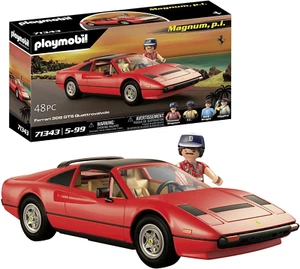Playmobil Magnum P.I. Ferrari 308GT con 4 figuras techo desmontable y luz de apertura - Imagen 1 de 9