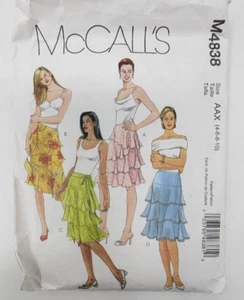 Faldas McCalls M4848 Misses patrón de costura en niveles tallas petite 4-10 - Imagen 1 de 3