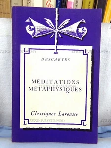MÉDITATIONS MÉTAPHYSIQUES, RENÉ DESCARTE, ÉDITIONS CLASSIQUES LAROUSSE, 1963 - Picture 1 of 11