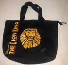 Disney THE LION KING Official Broadway West End Tote Bag Musical Theater Black