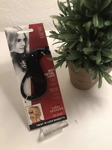 Pasador Vidal Sassoon Twist N Lock Negro Suave Serie Pro Modelo VSP11338 Nuevo - Imagen 1 de 4