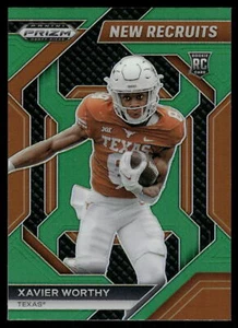 2024 Panini Prizm Draft Picks - Nuove Reclute Verde #NR-XWY Xavier Degno - Foto 1 di 2
