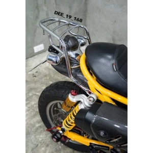 Rear Luggage Rack Honda Monkey 125 Carry Silver Bar Motorcycle Parts Accessories - Imagen 1 de 6