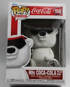 Funko Pop! Coca-Cola 90's Polar Bear #158 Vinyl Figure - Picture 1 of 1
