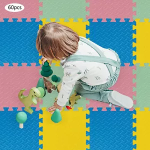 60PCS EVA Foam Floor Mat for Kids Play Mats, Baby Toddlers, Soft and Thick - Picture 1 of 24
