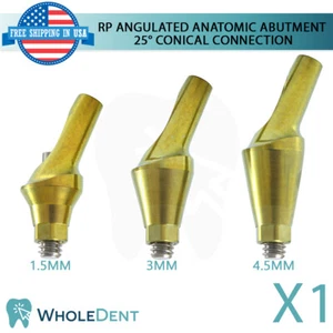 Implante dental con pilar anatómico angulado conexión cónica 25° - Imagen 1 de 3