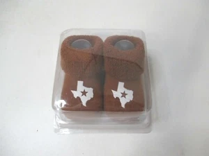 IPG Team Sports Texas Long Horn 3-6 Month Baby Booties - Picture 1 of 2