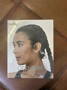 Shokz - Auriculares de resistencia de oreja abierta de conducción ósea OpenRun - Grises Nuevos sellados - Imagen 1 de 2