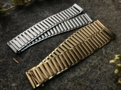 18mm Vintage Bambo Bonklip Style Watch Strap Silver - Imagem 1 de 3