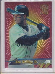 KEN GRIFFEY JR. Topps Stadium Club #5 Trading Card