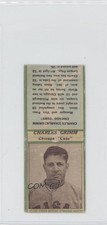 1935-36 Diamond Matchbooks U3-1 Charlie Grimm Charles Grimm (Green Borders)