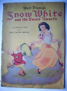 Disney Snow White and Seven Dwarfs Authorized Book of movie 1938 ROUGH - Picture 1 of 9