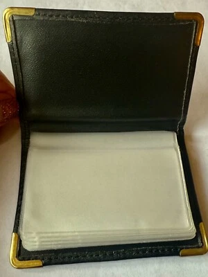 15 fundas protectoras para tarjetas de crédito de vinilo transparente en soporte de vinilo Foto 1 de 2