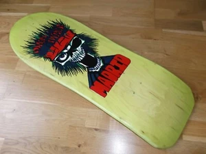 NOS MADRID OWEN NIEDER PUNK SKULL PRO MODEL SKATEBOARD DECK LIME GREEN - Picture 1 of 8