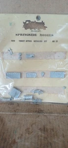 Springside Models #7 Spurweite OO Metall Ticket Office Detailing Kit Neu aus altem Lagerbestand kostenloser Versand - Bild 1 von 4