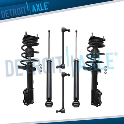Front Struts w/ Coil Spring Rear Shocks Sway Bars Kit for 2014 - 2019 Kia Soul - Изображение 1 из 4