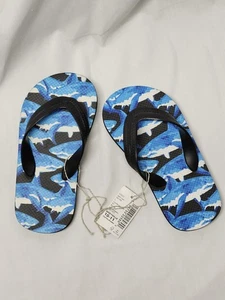 Sandalias de verano Children's Place Youth talla 10/11 azul tiburón/negro - Imagen 1 de 11