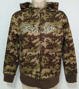 Burton Snowboards Digital Camo Hoodie Jacket Full-Zip Youth/Kids L - Picture 1 of 8