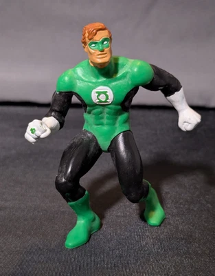 DC Comics 1991 GREEN LANTERN 4" PVC Plastic Figure Justice League Spanish Spain - Image 1 of 4