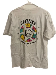 Spitfire Wheels Shirt Adult L Flaming Logo SF CA Skateboarding Mens - Picture 1 of 2