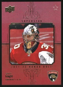 2021-22 Upper Deck Honor Roll Red Rainbow #HR11 Spencer Knight - Picture 1 of 2