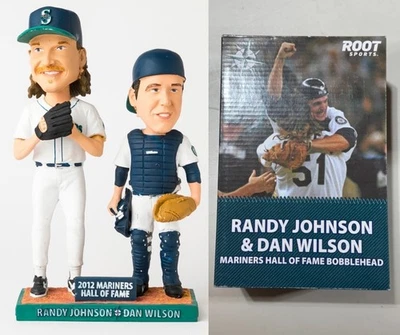 2012 Randy Johnson & Dan Wilson Bobblehead Seattle Mariners HOF 🔥UNOPENED🔥 - Image 1 of 3