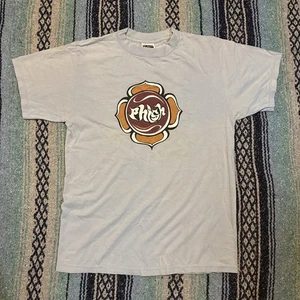 Vintage Phish 1997 Fall Tour Shirt Sz L RARE Lotus Flower Psychedelic Band Tee - Picture 1 of 7