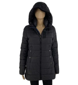Cappotto giacca parka imbottito con cappuccio donna nero G-STAR RAW taglia XS - Foto 1 di 12