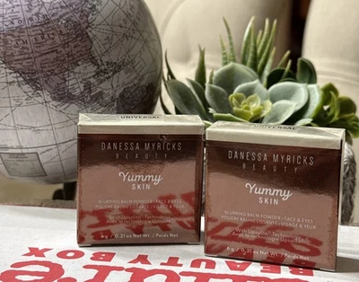 2 DANESSA MYRICKS Travel YUMMY SKIN Blurring BALM POWDER Eyes Face UNIVERSAL C3 - Image 1 of 4