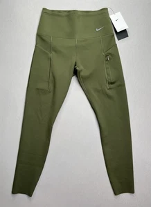 Nike Go Dri-Fit High Rise Leggings 7/8 Length - InfinaLock - Sz M - $110 - Picture 1 of 9