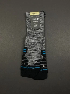 Nuevo con etiquetas Calcetín Stance Freshtek Performance Mid-Cushion Mezcla Lana Merino Crew - Mediano Foto 1 de 4